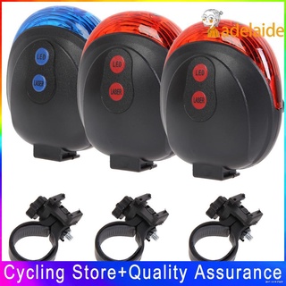 Accessories ❤ADELAIDE BIKES❤ Cycling Bicycle Rear Tail Safety Warning 5 LED Laser Flashing Lamp Ligh