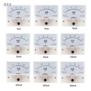 QX Ammeter Mechanical Pointer Type Analog Current Panel Meter Current Meter 85C1