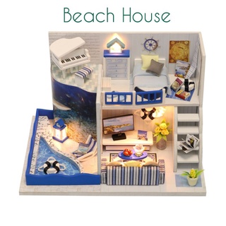 DIY Dollhouse Kit Beach House (Build your own dollhouse)