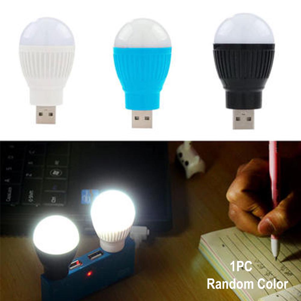 Portable Mini USB LED Ball Light Camp Home Lamp Bulb For