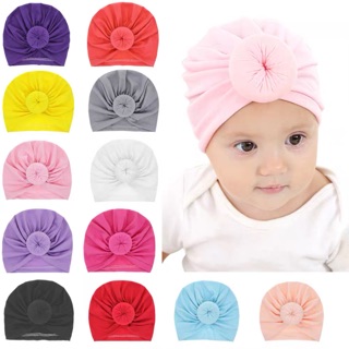 Fashion Baby Donut Elastic Nylon Headbands Colorful Newborn Toddler Baby Hair Accessories