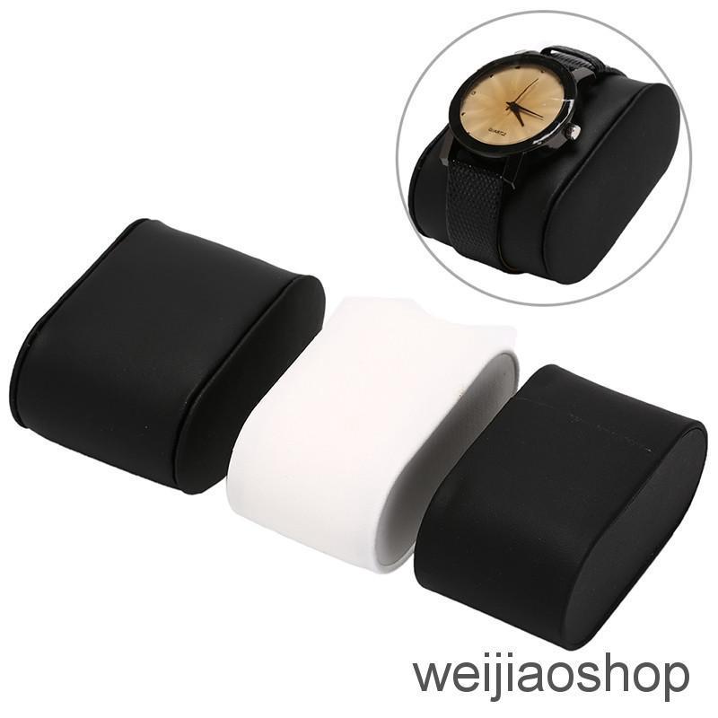 【Wei】pu watch cushions watch pillow for case storage box wrist watch bracelet display