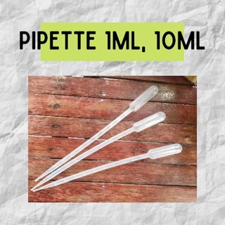 1ml, 10ml plastic pipette 5s