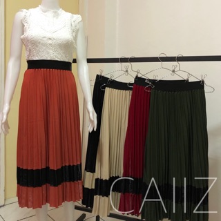 ❤️CAIIZ❤️ CLASSIC PLAIN PLEATED SKIRTS ,can be used to CASUAL to FORMAL OR ANY OCCASIONS