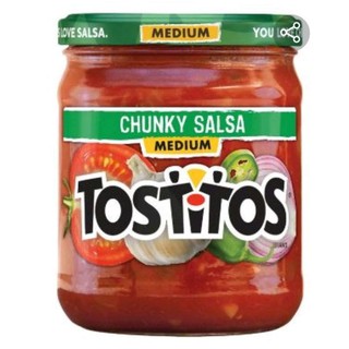 Tostitos Salsa Con Queso & Chunky Salsa Medium Dip 15oz (3)