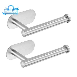 Toilet Paper Holder Wall Mount Kitchen Roll Holder,Adhesive Toilet Paper Holder Toilet Roll Holder for Bathroom