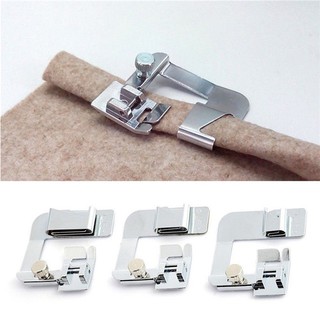 Domestic Sewing Machine Foot Presser Rolled Hem Feet Set for Brother Singer☆