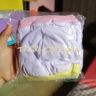 100% Cotton Newborn Bonnet (Plain white w/ Colored lining)