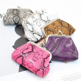 Fashion Women's Bag Retro Printing Coin Purse Handbag Mini Coin Purse Key Bag Snake Pattern Card Package