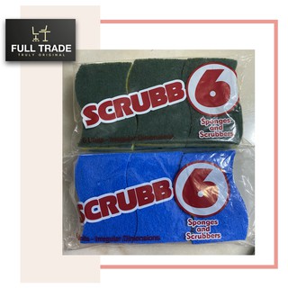 SCRUBB Sponges and Scrubbers 6's