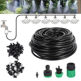 [Ready Stock]20M Cooling Spray System Of Automatic Watering Device Mist Fan Pump Misting System Spray Nozzle Spray Pump Electric Cooling Spray Spray Cooling System For Automatic Watering Device (1)