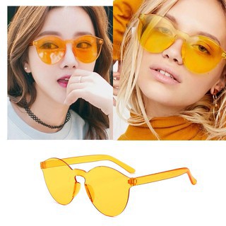 【 10Design 】Fashion candy-colored sunglasses unisex
