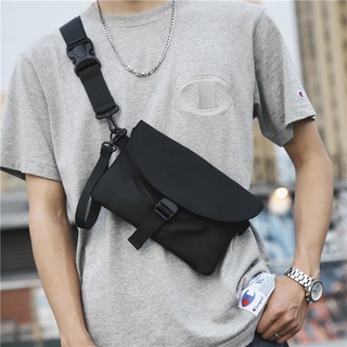 Messenger Bag Men's Street Wear ins Super Hot Influencer Chest Men Women Style Trend All-Match Shoulder Japanese Casual Smallsling bag for men (1)