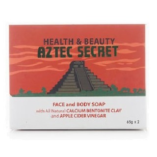 Aztec Soap All Natural Calcium Bentonite Clay And Apple Cider Vinegar 65Gx2