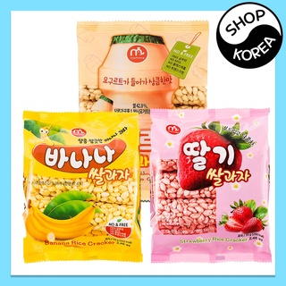 [MAMMOS] Rice Cracker 70g Best sellers (Yogurt, Banana, Strawberry) / Korean Rice Snack