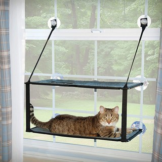 Washable Cat Bed Pet Window Perch Double Layers Cat Hammock Resting Seat Pet Hanging Shelf Resting