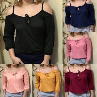 Urban Styles Cotton Cold Shoulder Tops (9)