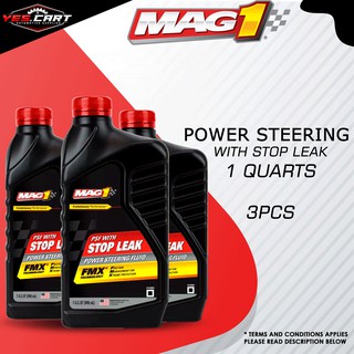 MAG 1 Power Steering Fluid with Stop Leak 3 quarts