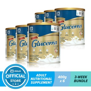 Glucerna Vanilla 400G For Diabetic Nutrition Bundle of 6--------------------------------------------