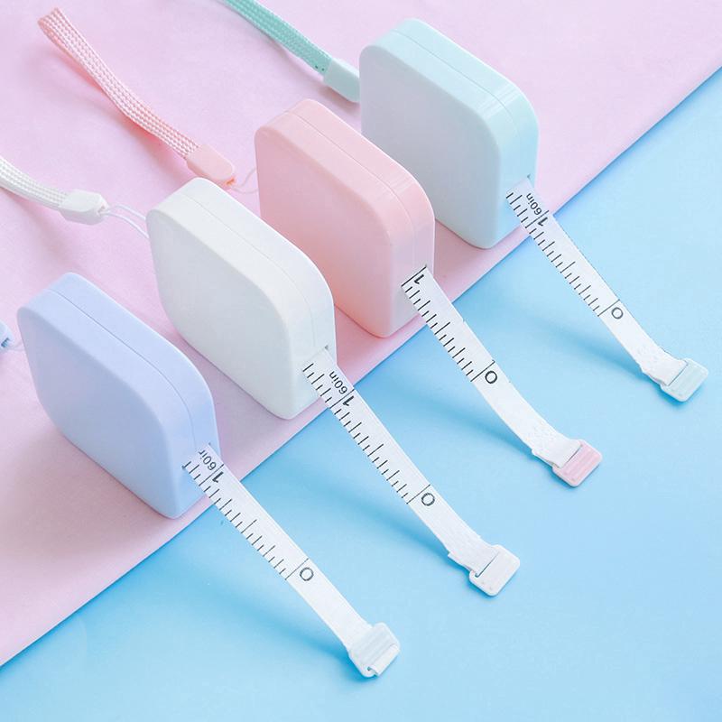 1.5m*7.5mm soft tape candy color mini tape measure cutting tool