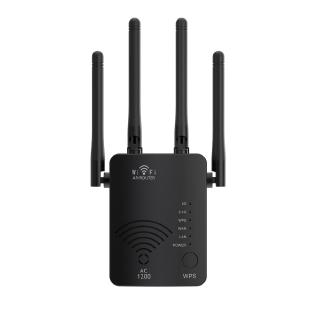 WiFi Extender WiFi Range Extender Up to 1200Mbps, WiFi Signal Booster, 2.4 & 5GHz Dual Band Wireless Network Router