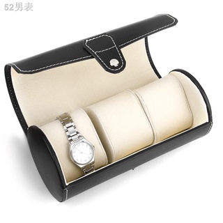 ☼3 Slot Watch Case PU Leather Roll Box Collector Organizer (4)