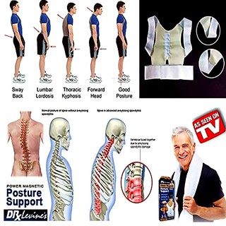 Fully Adjustable Magnetic Back Support Brace Posture Corrector Belt Back Brace (3)