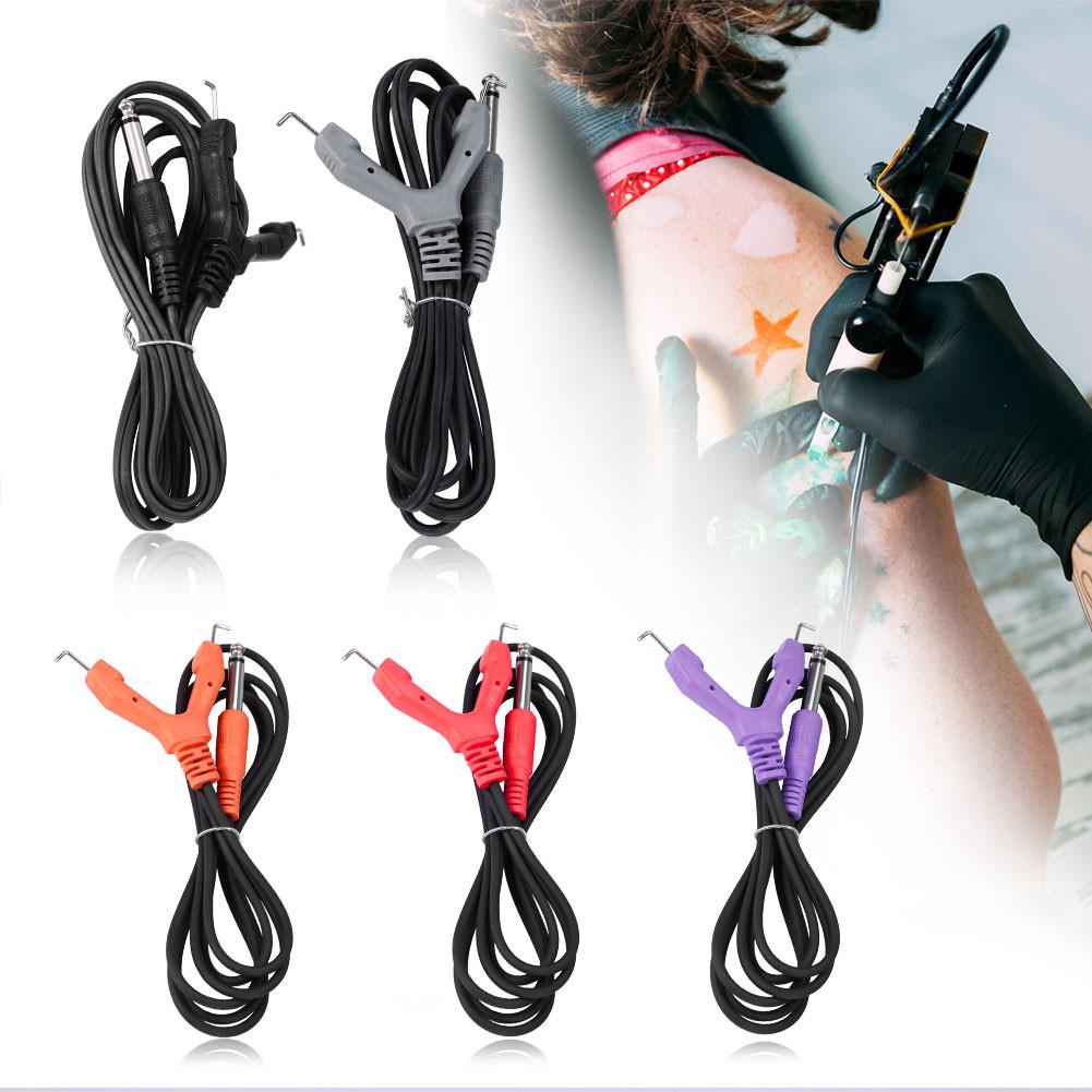 XUNB Tattoo 5 Cord Clip 1 Power Silicone Supply Soft Machines for