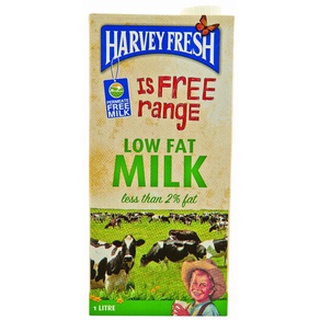 Low Fat Milk Harvey Fresh 1L - 1000ml Harvey Fresh Low Fat Milk - Free Range - Less than 2% Fat