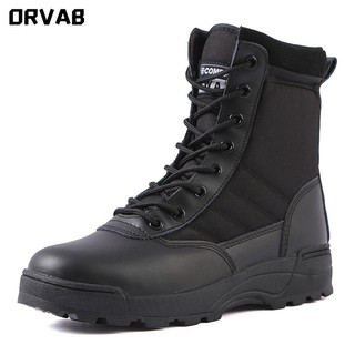 Men Desert Tactical Military Boots Mens Working Safty Shoes Army Combat Boots Militares Tacticos