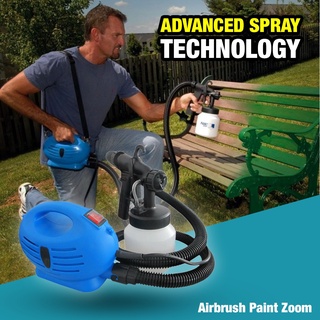 High Quality Electric Airbrush Spray Paint Gun With Air Compressor 3 Spray Patterns Paint SprayerIn