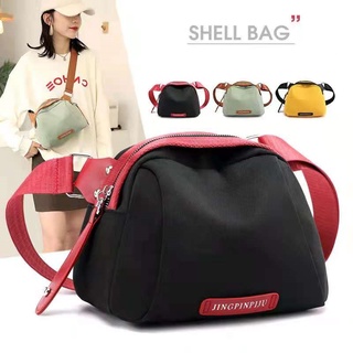 Waterproof Shoulder Bag For Women New Nylon Wide Strap Crossbody Bag High Quality Soft Shell Purse And Handbags