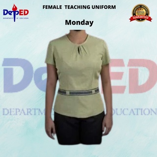 Prescribed School Teacher Uniform Female Set - By DepEd Official Standard - High Quality