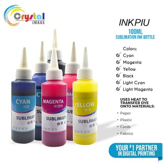 Inkpiu Sublimation Ink 100ml for Epson Cyan Magenta Yellow Black Light Magenta Light Cyan (9)