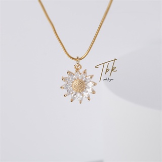 TBK 18K Gold Hallyu K-Pop Bts Inspired Army Pendant Necklace For Women Accessories 19N