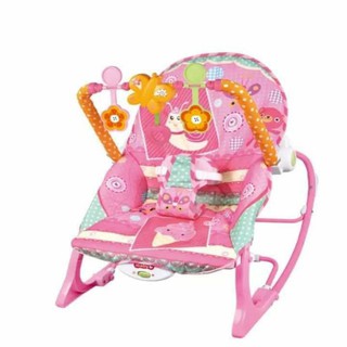 Baby rocker with toys sounds and vibrate battery operated