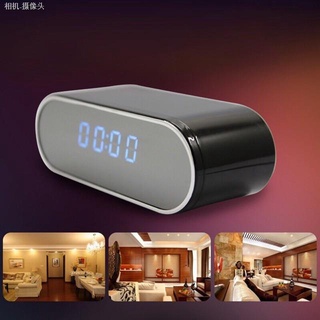 ◘WiFi 1080P HD Spy Hidden Camera Alarm Clock IR Security Cam