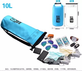 10L Ocean Pack Portable Barrel-Shaped Waterproof Dry Bag (4)