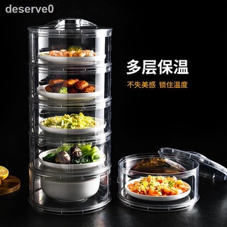 Thermal Food Cover Transparent Five Layer Household Table Food Cover
