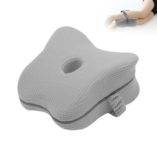 Funshally Memory foam leg pillow on the bed for pregnant women to sleep in the summer knee rest