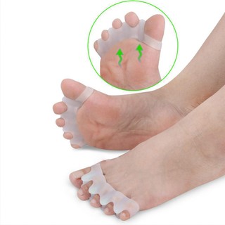 ♥ One Pair Toe Separator Spreader Correction Pain Relief Care