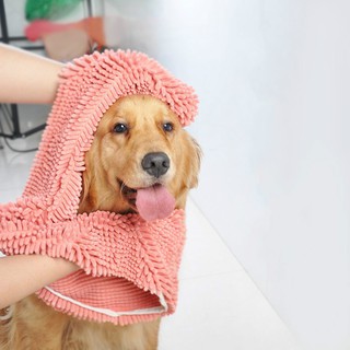 Dog Towel Bathrobe Ultra Absorbent Pet Bath Towels Products Multipurpose Pet Microfiber for Dogs Drying Towel Products