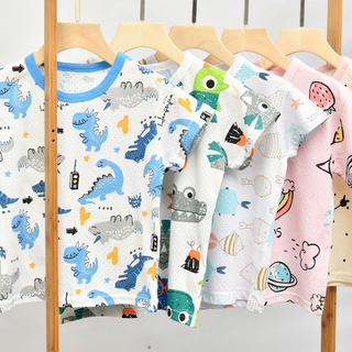 (T-shirt & Shorts) 100% Air Cotton Set for Kids