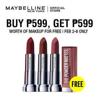 [FREE GIFT/GIMMICK] Maybelline Color Sensational Powder Matte Lipstick Set of 3