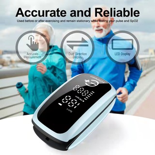 READY STOCK & manila oximeter rechargeable Fingertip Pulse Oximeter Pulse Heart Rate Monitor (8)