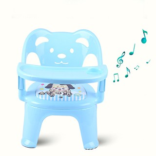 [recommended]Kindergarten Removable Baby Speaking Dining Chair Upholstered Baby Seat Kids Chair With