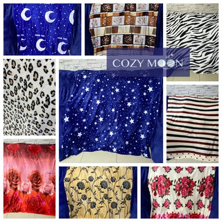 Cozy Moon | Blanket/ Kumot Abstract Design Queen Size 180*200cm