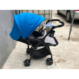 Baby 1st Stroller Multi-Position Backrest w/ Reversible Handle Self Standing S-B031RS PUre alloy Fol