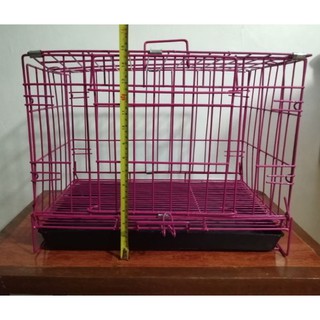 Collapsible Dog Cage Medium ( Lenght: 1ft 7inch, Width: 11.5ich, Height: 1ft 3 inches)