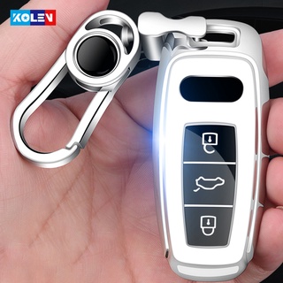 New Soft TPU Car Remote Key Case Full Cover Holder For Audi A6 C8 A7 A8 Q8 A6L E-tron D5 2018 2019 C